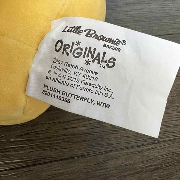 Little Brownie Vibrant Bakers Butterfly Plush - Picture 5 of 6